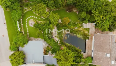 Garten hinter dem Haus_Vogelperspektive