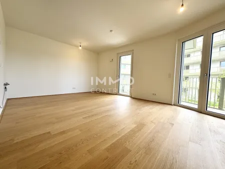 Hochwertige 2 Zimmer-Balkonwohnung mit Grünblick – jetzt provisionsfrei sichern!