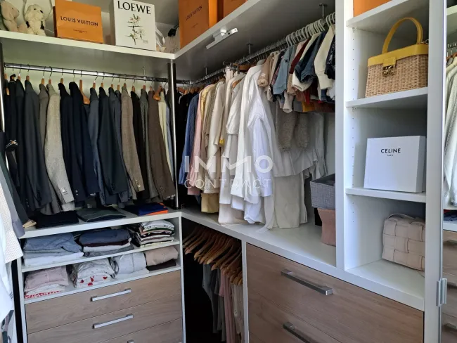 begehbare Garderobe