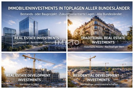 OFF-MARKET I Immobilieninvestments | Bestands- oder Bauprojekte | Zukunftsorientierte Lagen in einigen Bundesländern
