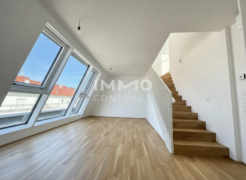 Großzügige 3-Zimmer-Wohnung mit privater Dachterrasse und top Anbindung – BEIM DONAUUFER - Titelbild