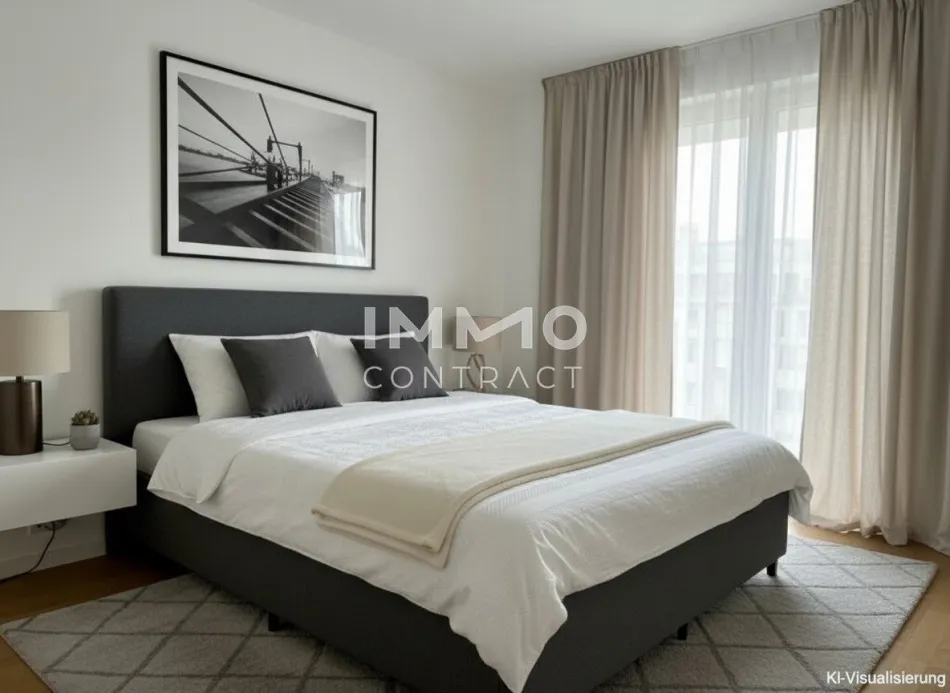 Hofseitige 2-Zimmer-Balkonwohnung in begehrter Lage – Erstbezug BEIM DONAUUFER - Titelbild