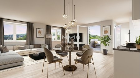 68 m² Wohnkomfort mit großer Terrasse – nachhaltiger 2-Zimmer-Neubau nahe U4 mit Küchenbonus