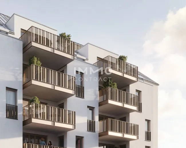 Wohnkomfort pur: 3-Zimmer-Erstbezugswohnung mit großzügigem Balkon - Titelbild