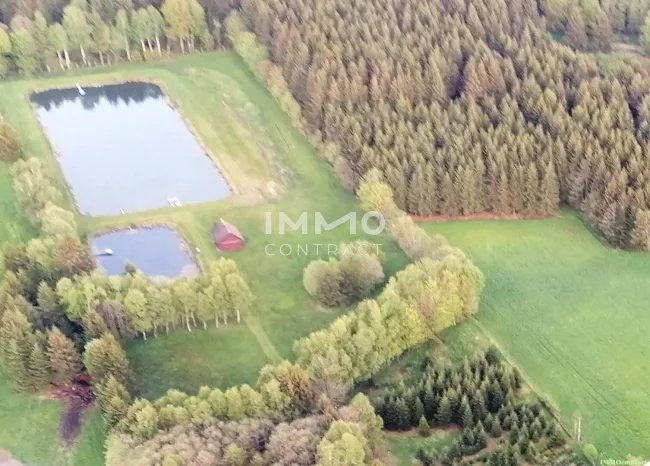 Großes Grundstück mit Fischteich und Badeteich, Erholungsanlage, Freizeitparadies mit viel Potenzial - Bild