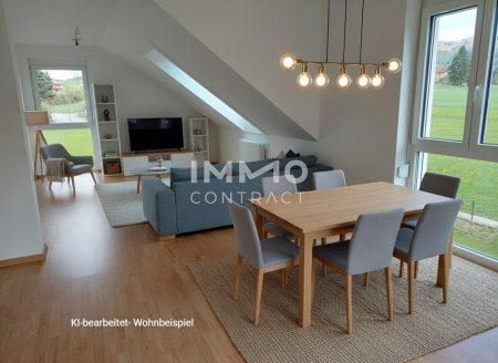 Helle 3-Zi. Dachgeschosswohnung mit Terrasse & 2 Stellplätzen in 3242 Texing - förderbar