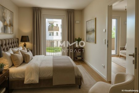 Provisionsfreier Erstbezug! Nähe U1 Leopoldau: 2 Zimmer mit Balkon