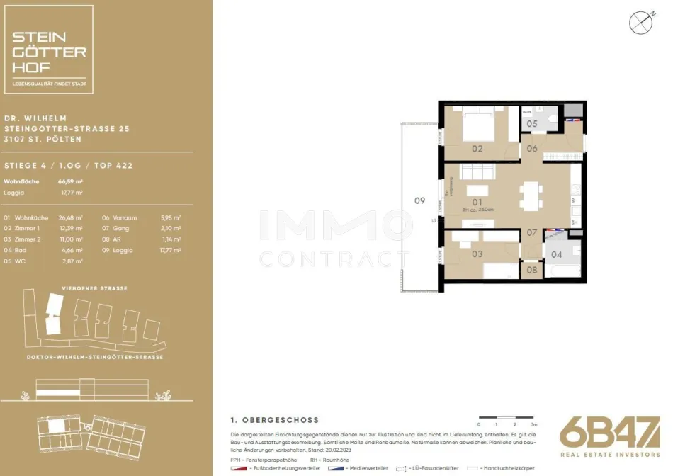 3 Zimmer und 18m² Loggia!!! - Bild