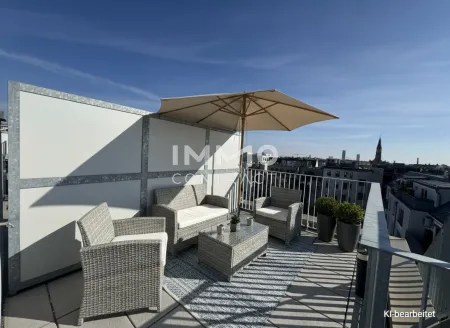 BEIM DONAUUFER: Geräumige Familienwohnung mit sonniger Dachterrasse