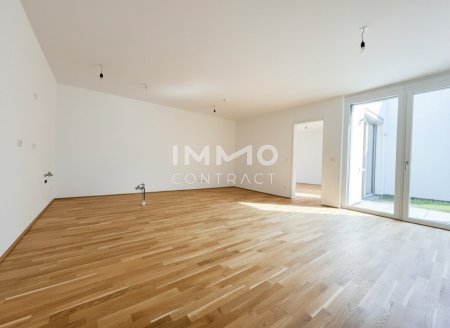 Großzügige Gartenwohnung mit sonniger Terrasse & zwei Bädern – Erstbezug BEIM DONAUUFER