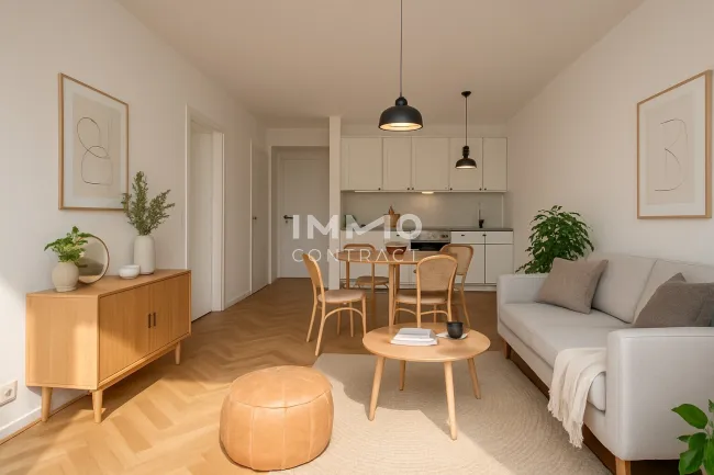 Wohnraum gestaged