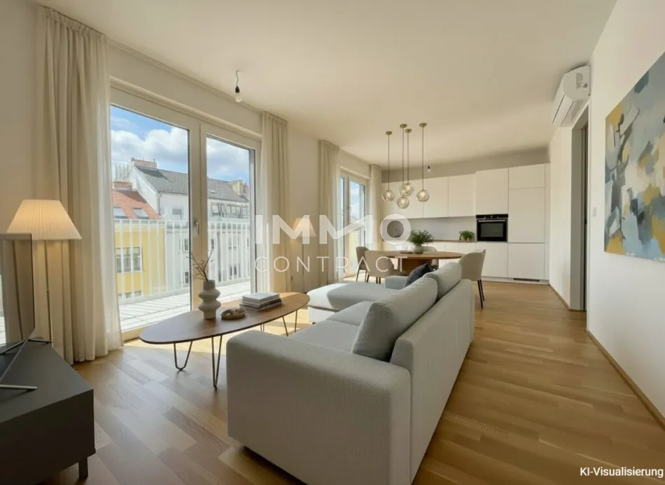 Wohlfühlen in perfekt geschnittener 3-Zimmer-Balkonwohnung – BEIM DONAUUFER - Titelbild