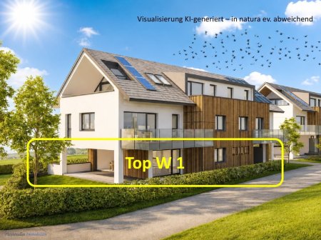 KAUF SALZBURG-STADT: NEUBAU Anfang Moosstraße - HASLBERGERWEG 31: 170 m² 5-Zimmer-Garten-Maisonette-Wohnung - mit 186 m² Eigengarten - 44 m² Süd-West-Terrassen - EG u. UG - Top W 1