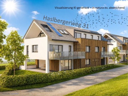 KAUF SALZBURG-STADT: NEUBAU Anfang Moosstraße - HASLBERGERWEG 31: 80 m² 3-Zimmer-Wohnung - mit 17 m² Südbalkon - Top W 3 - im 1. OG