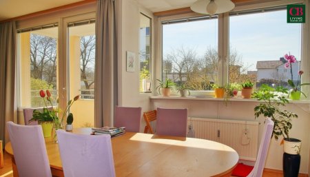 Sonnige 3- Zimmerwohnung mit Loggia in zentraler Grünruhelage