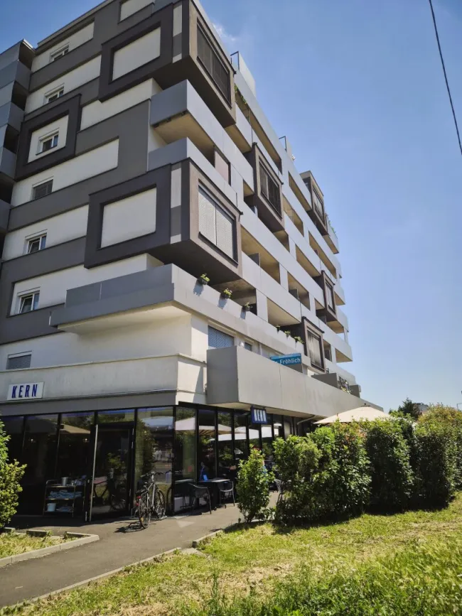 Moderne 2-Zimmer-Neubauwohnung mit ca. 14 m² Balkon und TG-Platz in Graz-Wetzelsdorf! - Bild