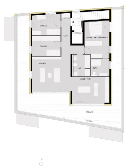 Penthouse mit Panoramaterrasse "Innpromenade" Top W06 - Bezugsfertig!