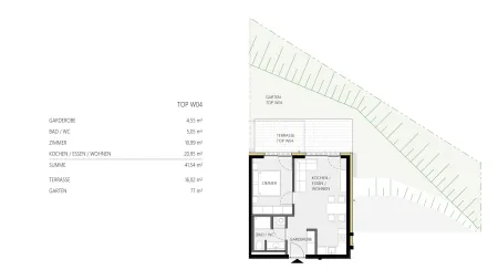 2-Zimmer-Gartenwohnung "Hillside" Top W04 - fertiggestellt!
