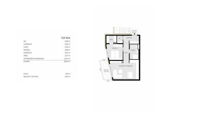 2-Zimmerwohnung "Smart Living" Top W04 - fertiggestellt! - Bild
