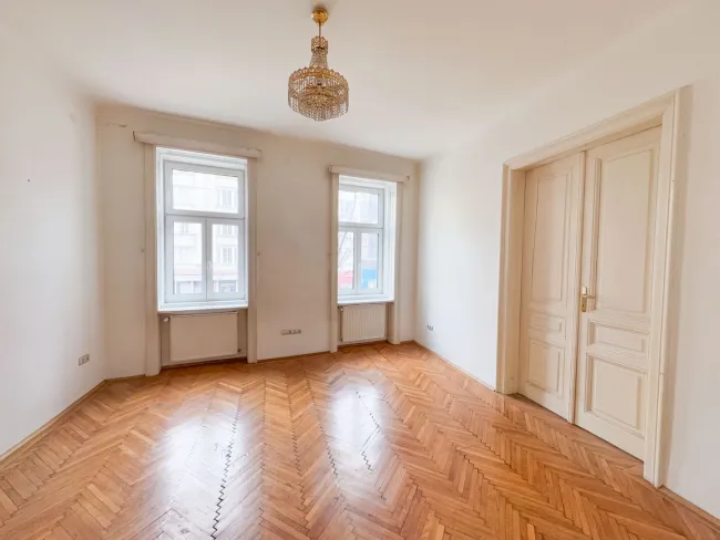 97,72 m2 große, 3 Zimmer Altbauwohnung auf der Wiedner Hauptstraße! - Bild