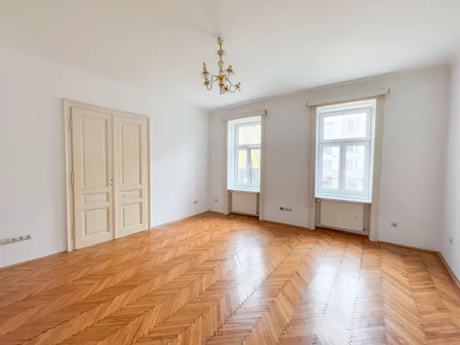 97,72 m2 große, 3 Zimmer Altbauwohnung auf der Wiedner Hauptstraße! - Titelbild