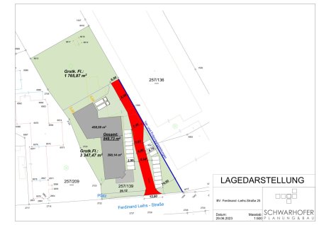 Gewerbe - Handel - Büro - Wohnen / Kerngebiet im Zentrum von Hartberg mit Baudichte 2.0