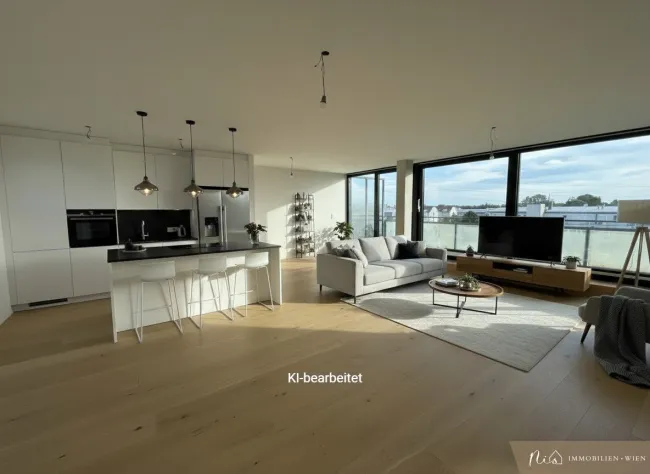 LOFT Wohnung - Nähe U2 Station Donauspital - 72 m2- neu saniert - Terrasse südseitig - mit Fernblick - Titelbild