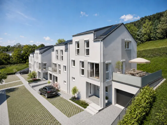 Naturnah Wohnen mit Wien-Anbindung | Ziegelmassiv-Doppelhaus mit nachhaltigem Energiekonzept - Titelbild