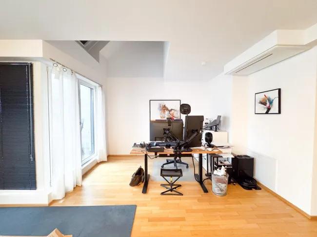 87 m2 Dachgeschoss Maisonette mit 8,74 m2 Terrasse, 4,19 m2 Loggia und Garagenplatz! Nähe Westbahnhof / Burggasse Stadthalle U6 - Bild