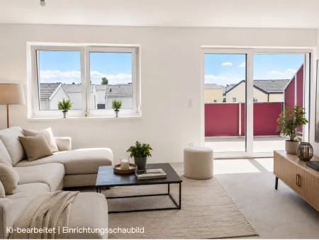 Ruhige 4-Zimmer-Wohnung im ziegelmassivem Energiesparhaus | 2 Balkone, Kellerabteil & 2 Parkplätzen