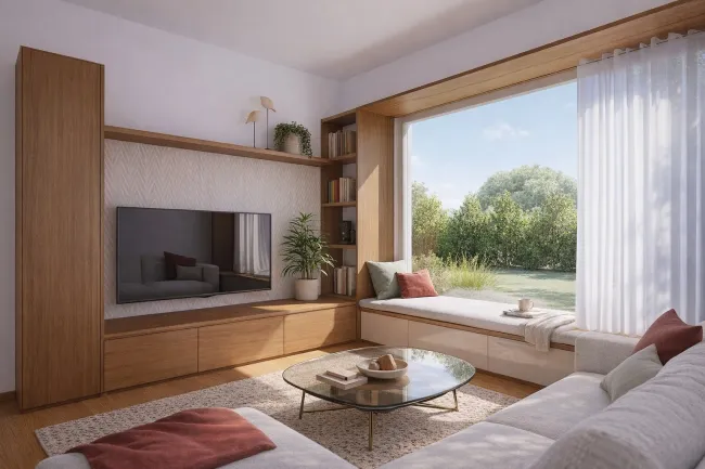 Ziegelmassive Doppelhaushälfte | 4 Zimmer | 298 m² Eigengrund, Terrasse & 2 Parkplätzen | PV-Anlage & Luftwärmepumpe - Bild