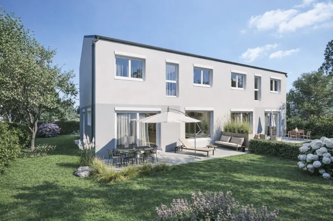 Provisionsfreie Doppelhaushälfte | Ziegel, Niedrigenergie: LWP, PV-Anlage | Eigengarten & 2 Parkplätzen | Wohnbauförderung möglich - Titelbild