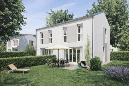 Provisionsfrei! Niedrigenergie Doppelhaus | PV-Anlage, Luftwärmepumpe, ziegelmassiv | 4 Zimmer | Keller, Eigengarten & 2 Parkplätze