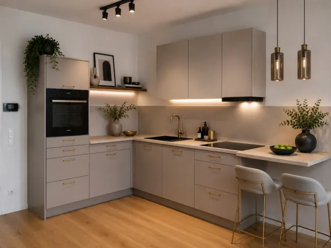 Niedrigenergie-Reihenhaus (Ziegelmassivbau) mit 4,5 Zimmern, Eigengarten, Dachterrasse, Keller u. Garagenplatz, provisionsfrei! - Bild