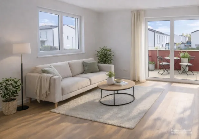 Ruhige 2-Zimmer Wohnung | 50 m² Wohnfläche | mit Balkon (Ziegelmassivbau!) - Titelbild