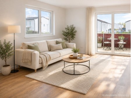 Ruhige 2-Zimmer Wohnung | 50 m² Wohnfläche | mit Balkon (Ziegelmassivbau!)