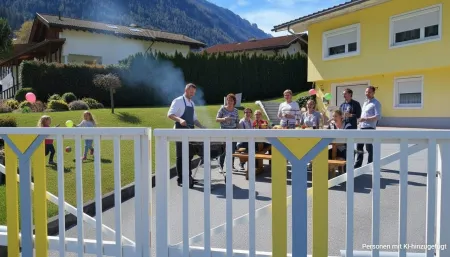 Parkplätz mal anders genützt - mit Nachbarn und Freunde den Tag genißen