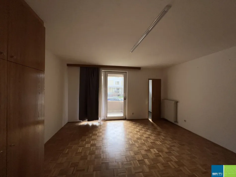 Klagenfurt: Einzimmerwohnung mit Loggia im EG - Top 107 - Bild