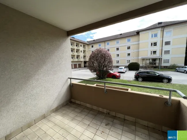 Klagenfurt: Einzimmerwohnung mit Loggia im EG - Top 107 - Bild