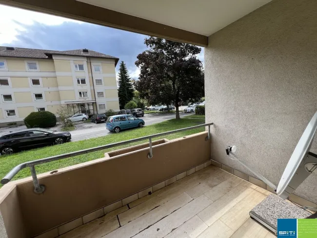 Klagenfurt: Einzimmerwohnung mit Loggia im EG - Top 108 - Titelbild