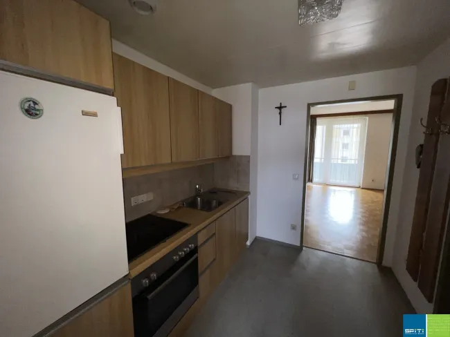 Klagenfurt: Einzimmerwohnung mit Loggia im 1.OG - Top 113 - Bild