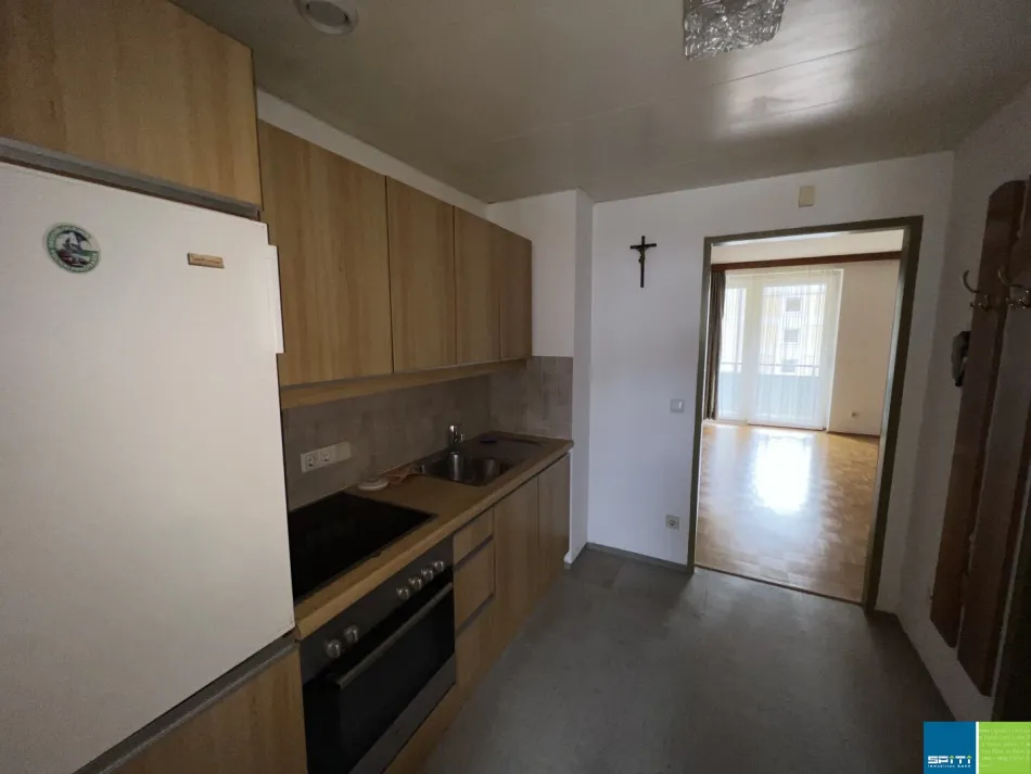 Klagenfurt: Einzimmerwohnung mit Loggia im 1.OG - Top 113 - Bild