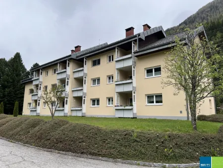Mallnitz: 2 Zimmerwohnung im EG mit Loggia und Parkplatz
