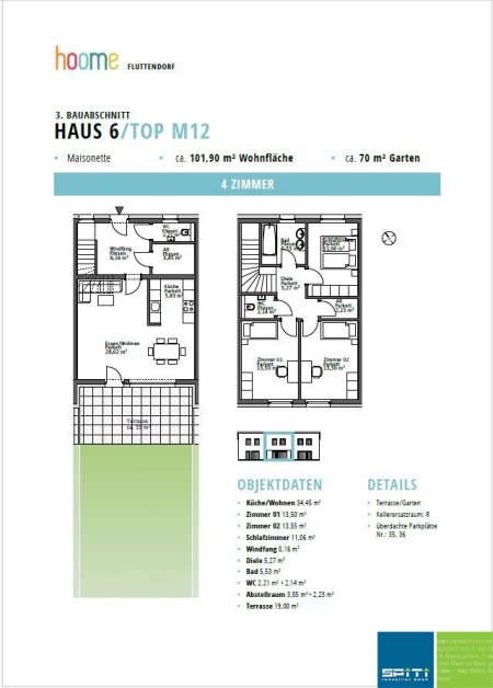 NEUBAU Maisonette mit Gartenanteil in Mooskirchen, im Steirischen Zentralraum