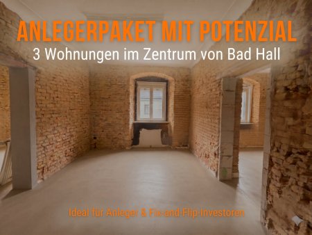 Investorenpaket & Chance im Zentrum von Bad Hall: Potenzial für Anleger und Fix & Flip