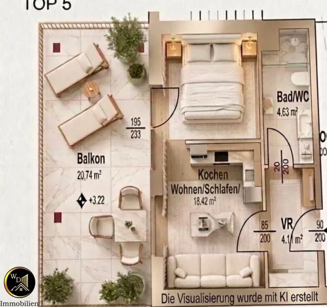 „PROVISIONSFREI"– RARITÄT-Top-Rendite bis zu 8 % möglich-Carinthia Living-Sonnenresort I – St. Kanzian am Klopeiner See. Zweitwohnsitz oder Ihr neuer Hauptwohnsitz, nur 12 exklusive Wohneinheiten! - Bild