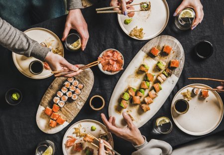 Exklusives japanisches Restaurant in Top-Lage nahe Stadtpark