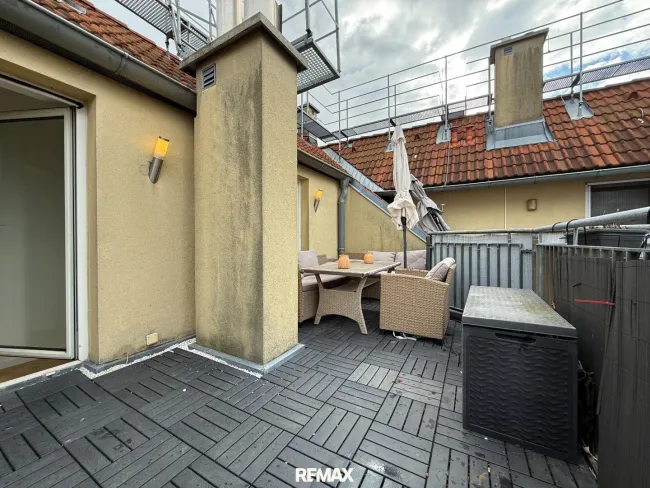 Dachterrasse Sitzgelegenheit
