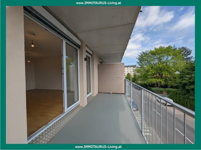 Alles nah, alles neu: Erstbezug einer komfortablen 1-Zimmer-Wohnung mit Balkon in Eggenberg - Titelbild
