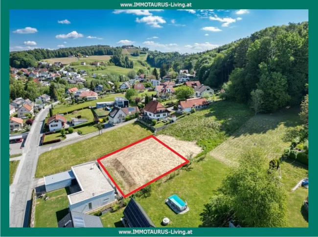 Ihr Baugrund mit 756 m² in Toplage von Gleisdorf – Sonnig und erweiterbar bis 2.500 m²! - Titelbild